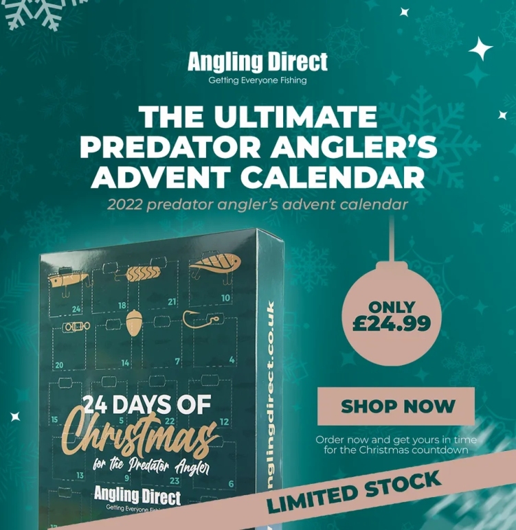 Pike / Predator Angling Direct  Christmas Advent Calendar - Lure &  Predator Anglers « Wildfishinggear